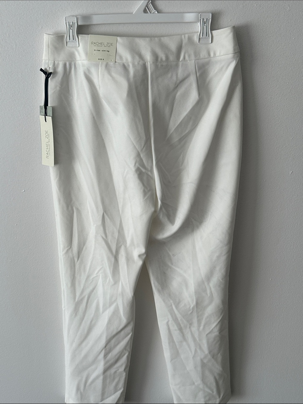 Rachel Zoe White Men's Dress Pants - Slim Tailored Style
